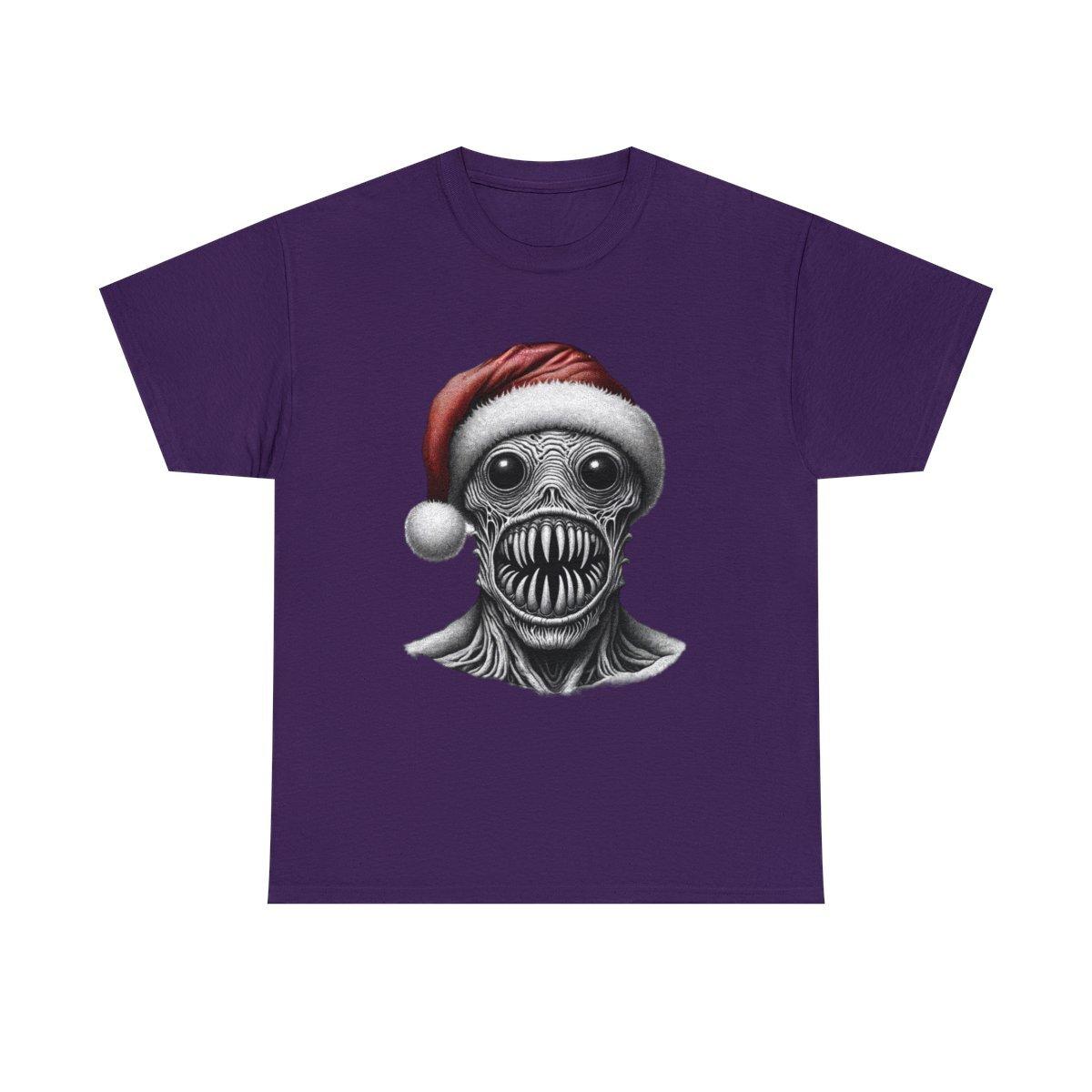 Unisex Adult T Shirt Scary Horror Christmas Gross Out Holiday Party Disturbing S разноцветный