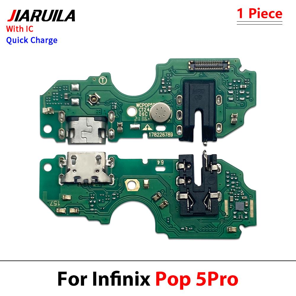 USB-Ladegerät Dock Connector Board Ladeanschluss Mikrofon Flex für Infinix Hot 9 Play Itel P17 Note 7 Lite Smart 8 X6111 Zero 1G