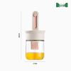 Food-Grade Silicone Oil Basting Brush with Integrated Bottle