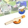 Yellow Gas Stove Valve Brass Valve Adapter Durable Gas Refill Adapter  Outdoor Camping
