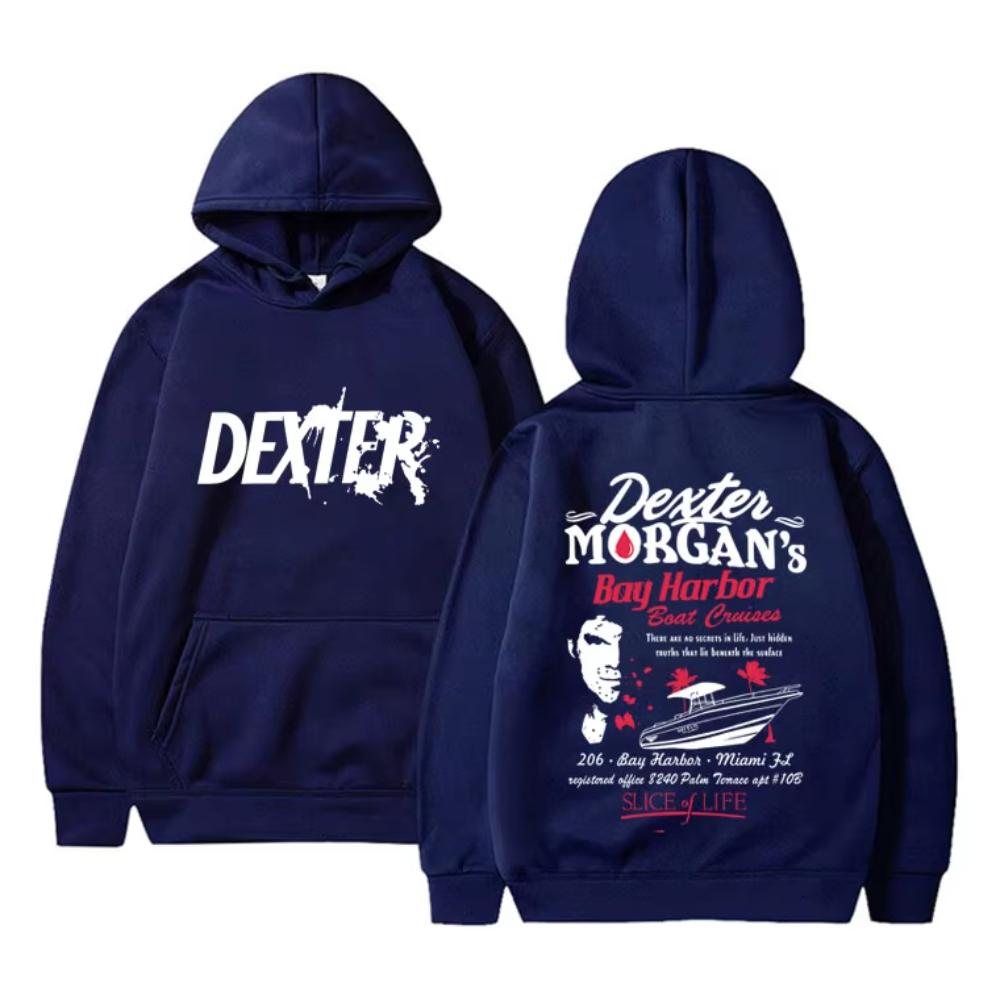 TV Play Dexter Morgan Graphic Hoodie Man Oversized Streetwear Men Women Casual Vintage Fleece Oversize Hooded Sweatshirt