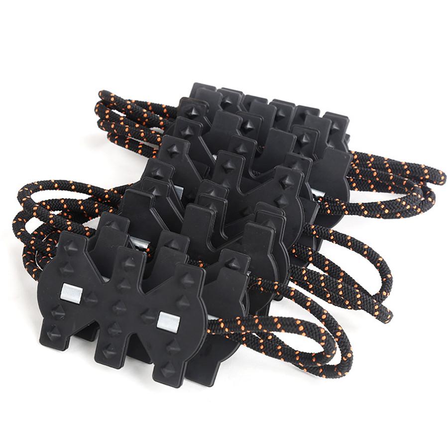 4pcs Thick Tendon Emergency Belt Thickening Tire Chains Snow Anti-skid For Car