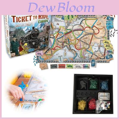 Ticket To Ride Europe Jeu de Société Pour des Soirées Captivantes Pleines de Stratégie et de Plaisir