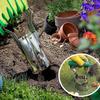 Plant Hole Digger for Planting Seeds And Bulbs Lightweight Garden Seeds Dispenser with Wooden Handle Handheld Tool for Tulip Daffodil Saffron