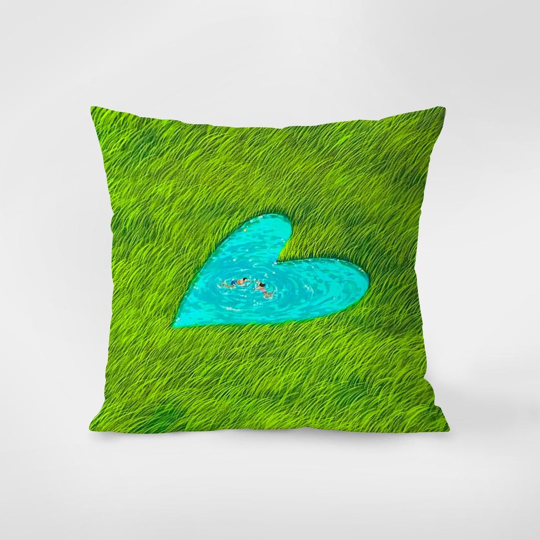 

Декоративная наволочка с мотивом Люка, квадратная наволочка, спальня, гостиная, весна 45x45cm