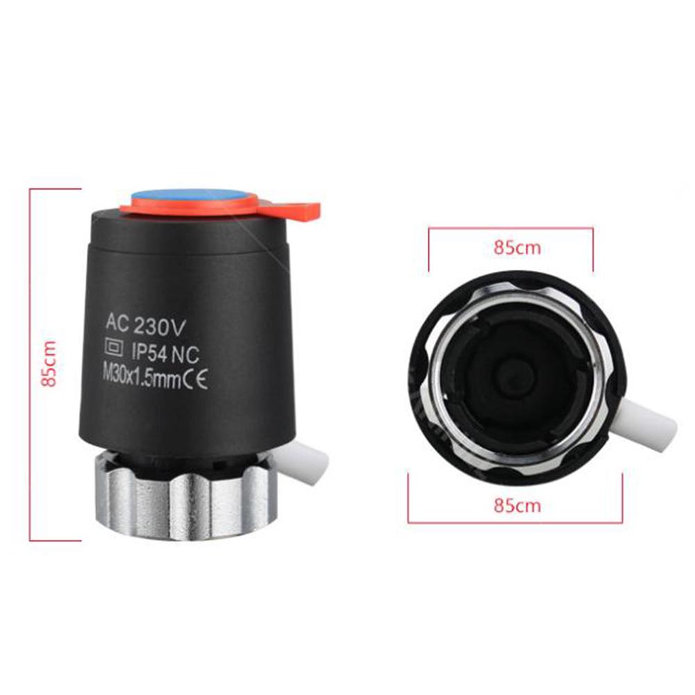 Electric Floor Heating Actuator M30 230V AC Manifold Thermostatic Actuator Two Wire Water Distributor LCD Panel-Accessories