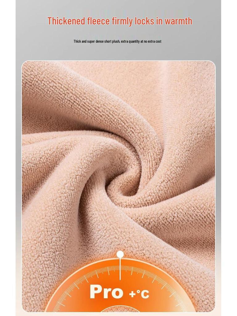 Men's Lambswool Fleece-Lined Vest, Thick Warmth for Autumn/Winter, Heat-Generating Cold-Proof Layer.