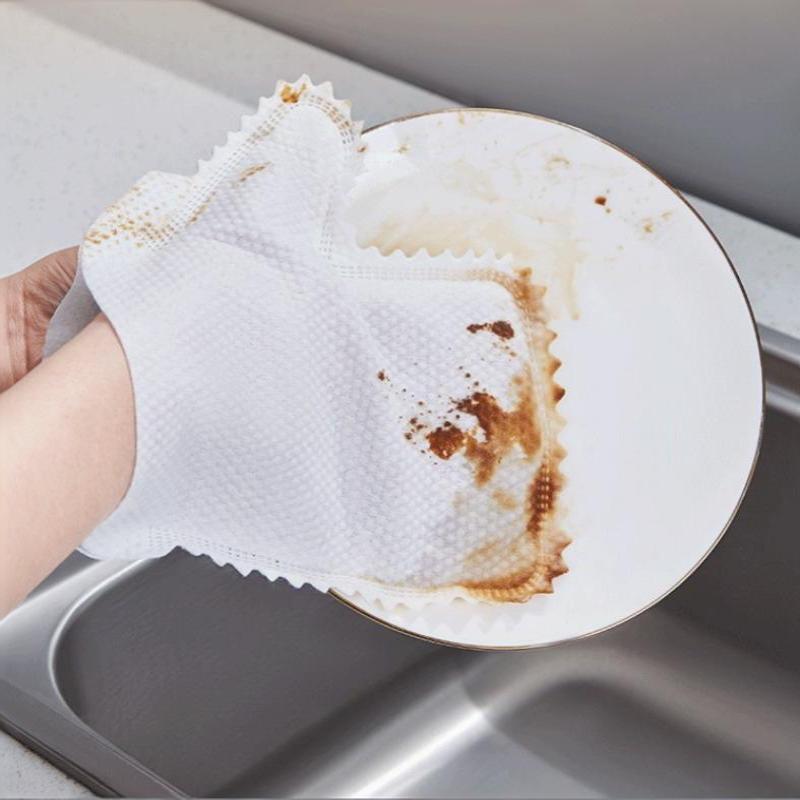 50/100 Dust Gloves - Suitable For Both Wet And Dry Use, Easy To Wipe And Dust, Ideal For Kitchen Cleaning