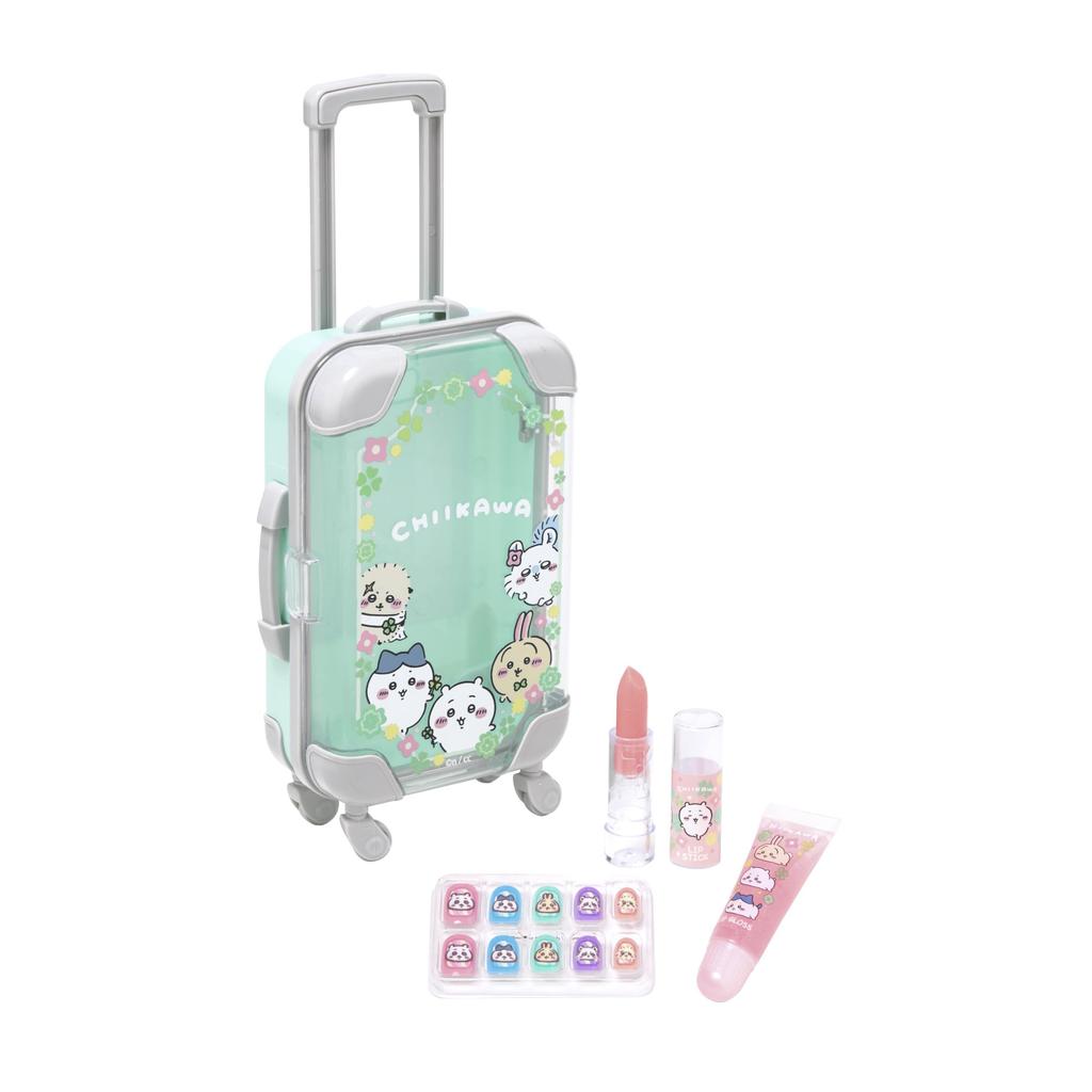 Race Chiikawa Mini Carry Case Makeup Mint Ages Cosmetic Set 231043 Set, Green, 6+,