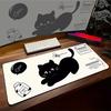 Large Anime Cat Mouse Pads Cute Black Fed Gaming Mousepad Desk Mat Surface Gaming XXL Mousepads Keyboard Cute Desktop Mat