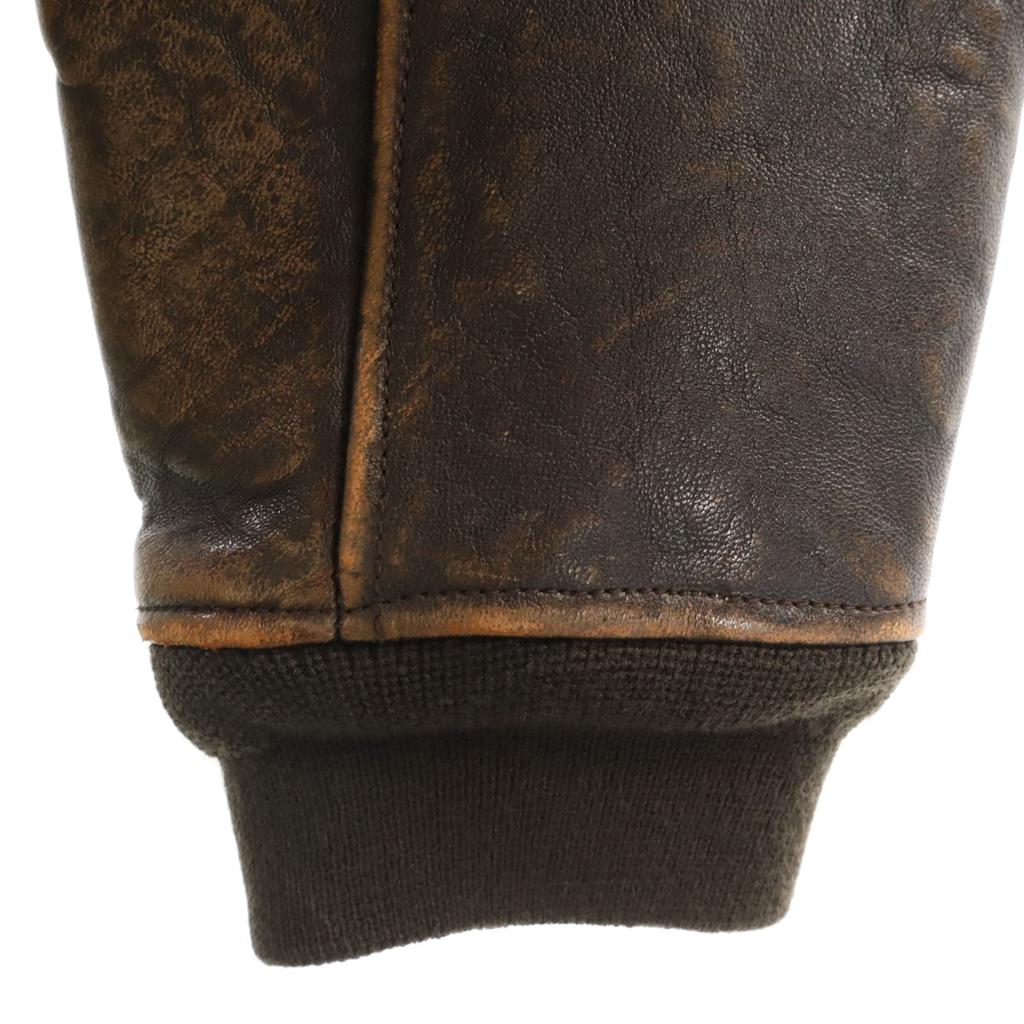 AVIREX 90s Old G-1 Leather Flight Jacket XS Brown Men's Used