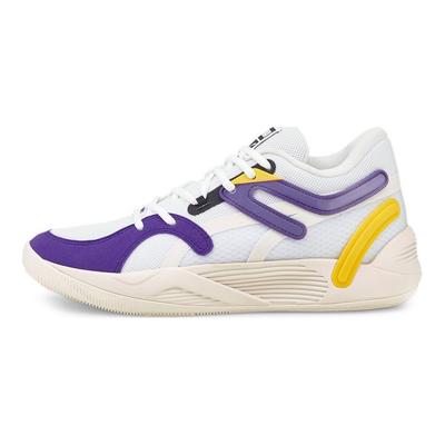 TRC Blaze Court Białe Spektra Żółte Sneakersy Unisex 376582-07