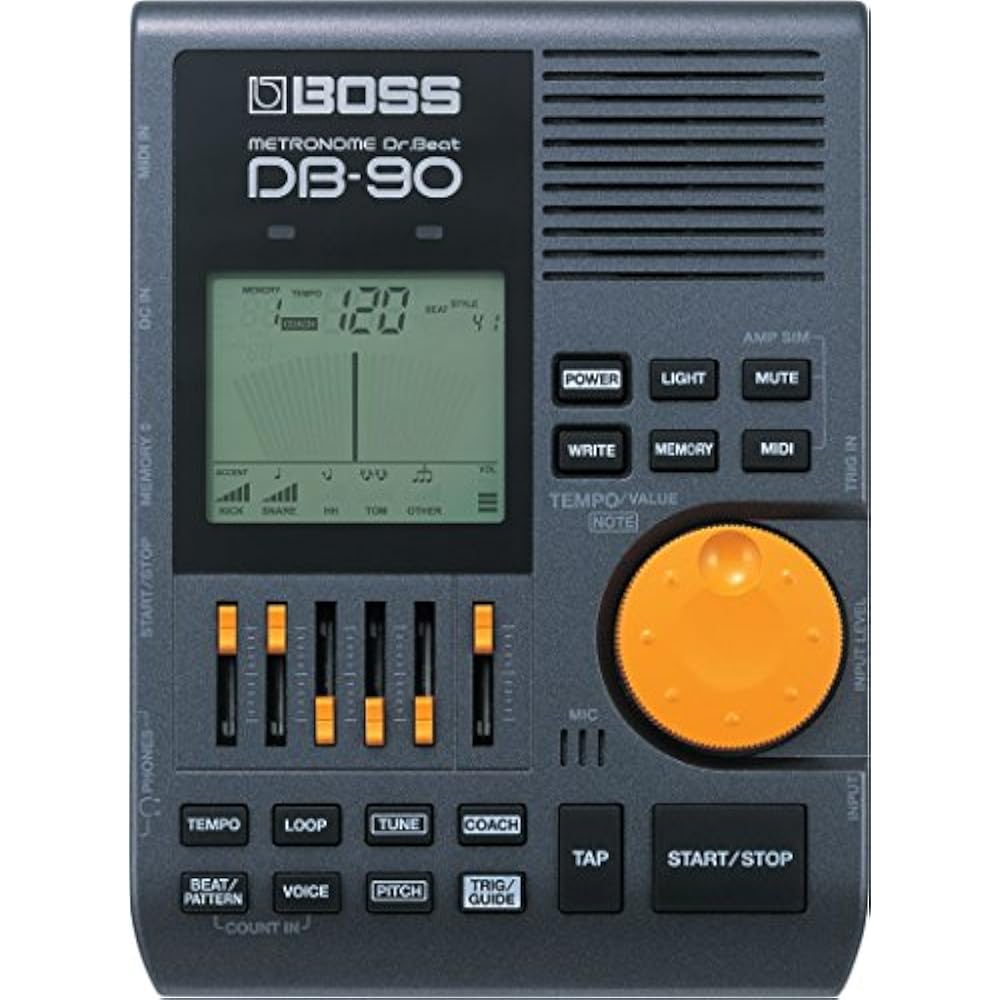 

BOSS Boss Metronome Dr. Beat DB-90 with Rhythm Training Function for Drum/Instrument Practice/Liv...