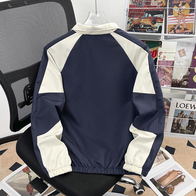 Hip Hop Varsity Jacket Men High Street Patchwork Color Black Windbreaker Coats Women Spring Autumn Thin Fashion College Jackets