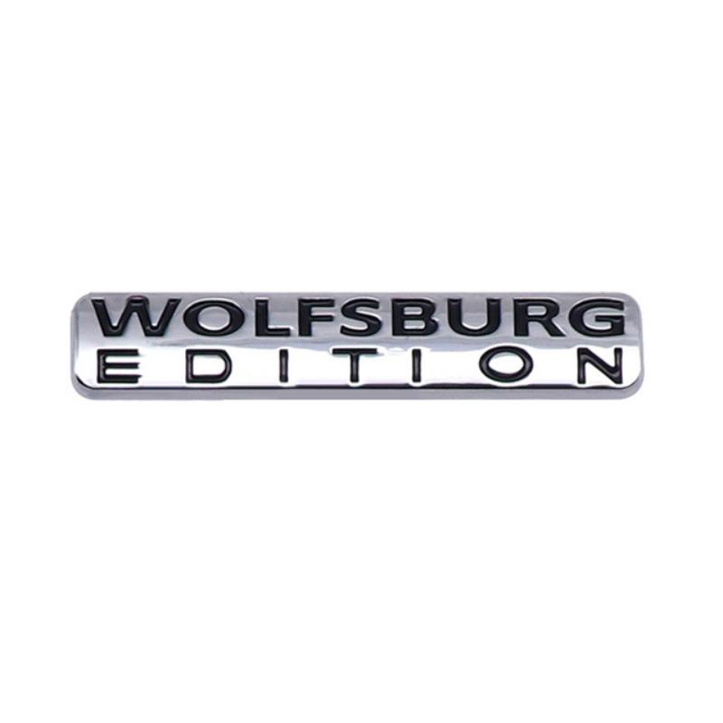 WOLFSBURG EDITION Car Rear Trunk Emblem Sticker for V--W Golf Passat Jetta Touareg Tiguan Polo CC Auto Body Badge Decal