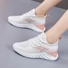 Women's Spring and Summer Breathable White Shoes Mesh Shoes Lightweight Soft Sole Sports Shoes for Women