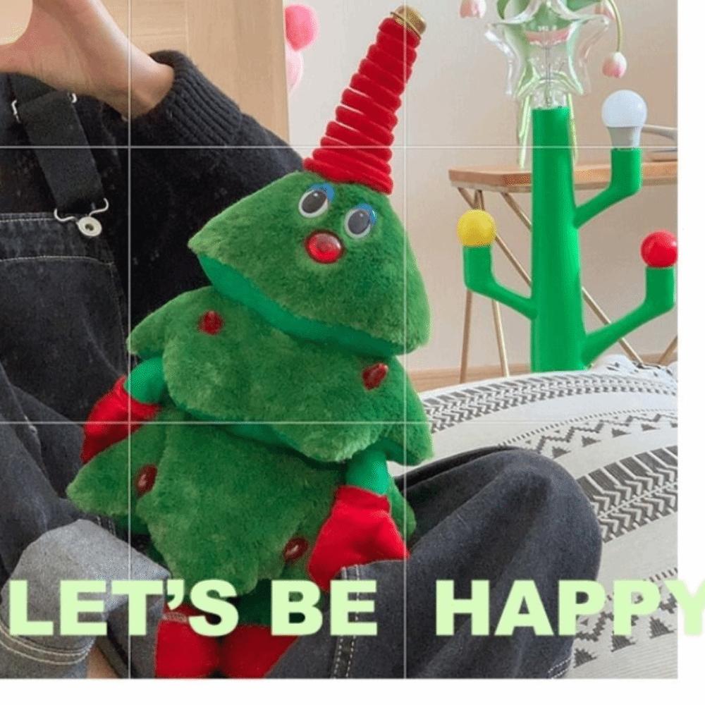 Decoration Party Accessories Welcome Doll Electric Music Doll Stuffed Toys Christmas Dancing Doll