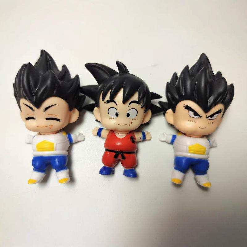 9Pcs/Set Anime Dragon Ball Figure Be Full Goku Vegeta Buu Frieza Action Figures Pvc Statue Collection Model Toys Children Gifts