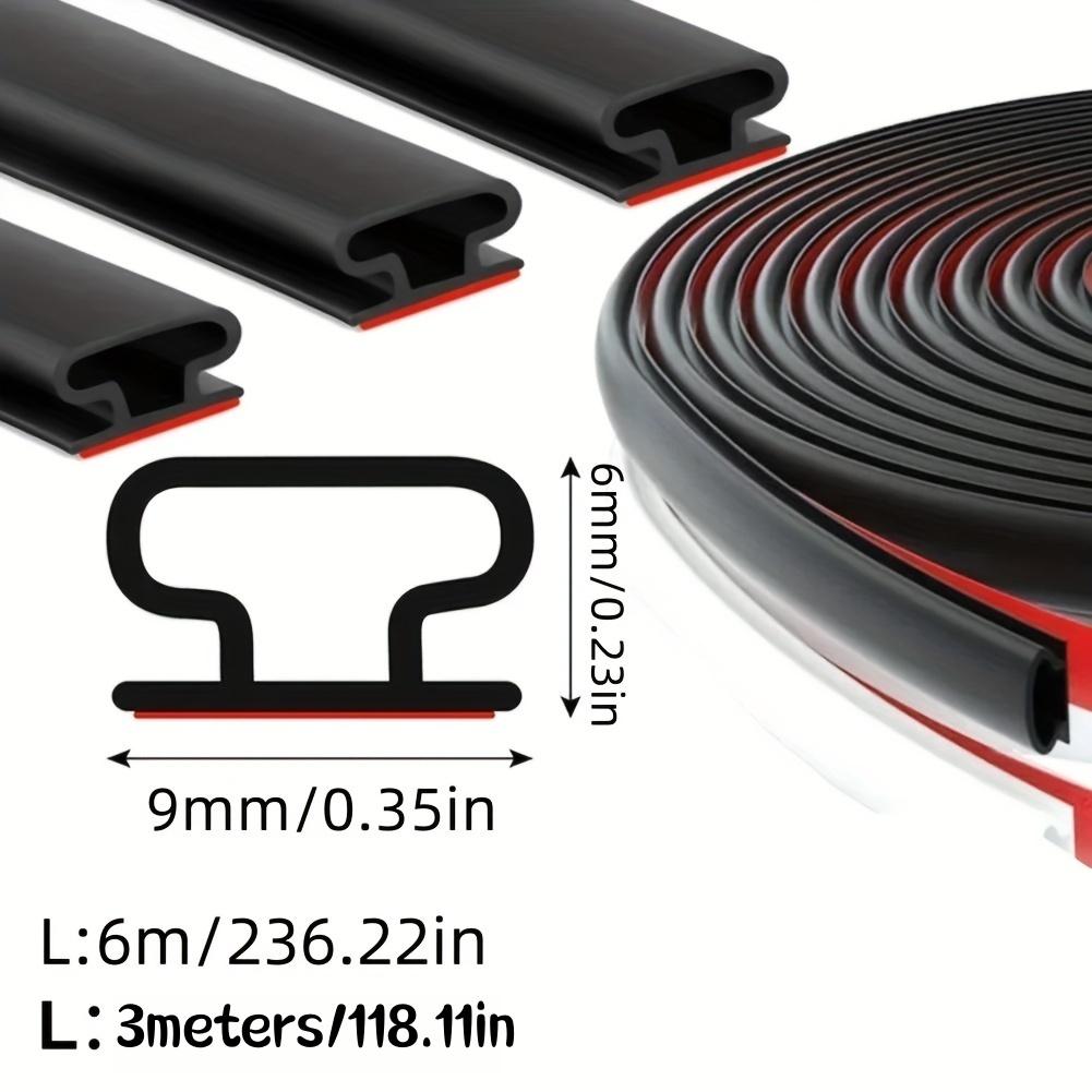 1pc 3/6m Sealing Strip, Door and Window Sealing Strip, Soundproof Self-adhesive Backing D-type Door Sealing Strip