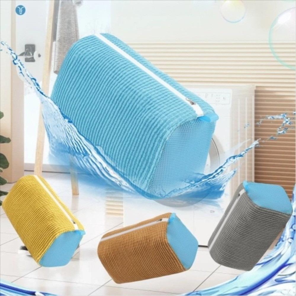 

Protective Machine Safe Shoe Washing Bag Easy-Use Shoe Wash Bag Durable Shoe Storage Pouch Shoes синій