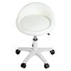 Pedicure Stool Rolling Stool 360 Degree Rotating Salon Chair Ergonomic Swivel Seat Adjustable Height Makeup Ultra-Quiet Wheels Padded Faux