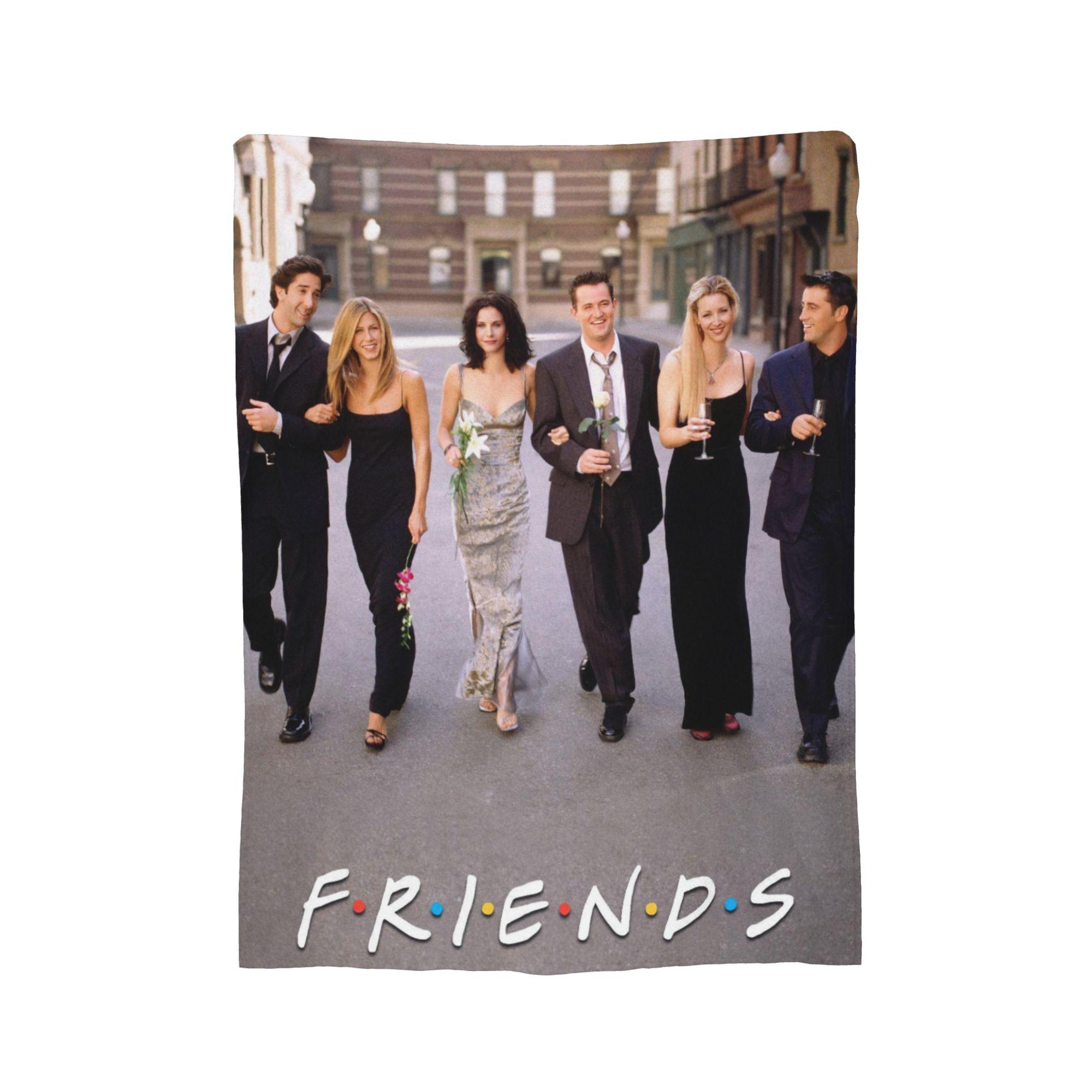 

Friends Tv Show Blankets Fleece Spring Autumn Multi-function Super Soft Throw Blanket for Home Bedroom Bedspread 50x60in
