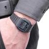 Casio Youth Series Silicone Square Retro Waterproof Classic Quartz Watch Unisex watches Black F-91W-1