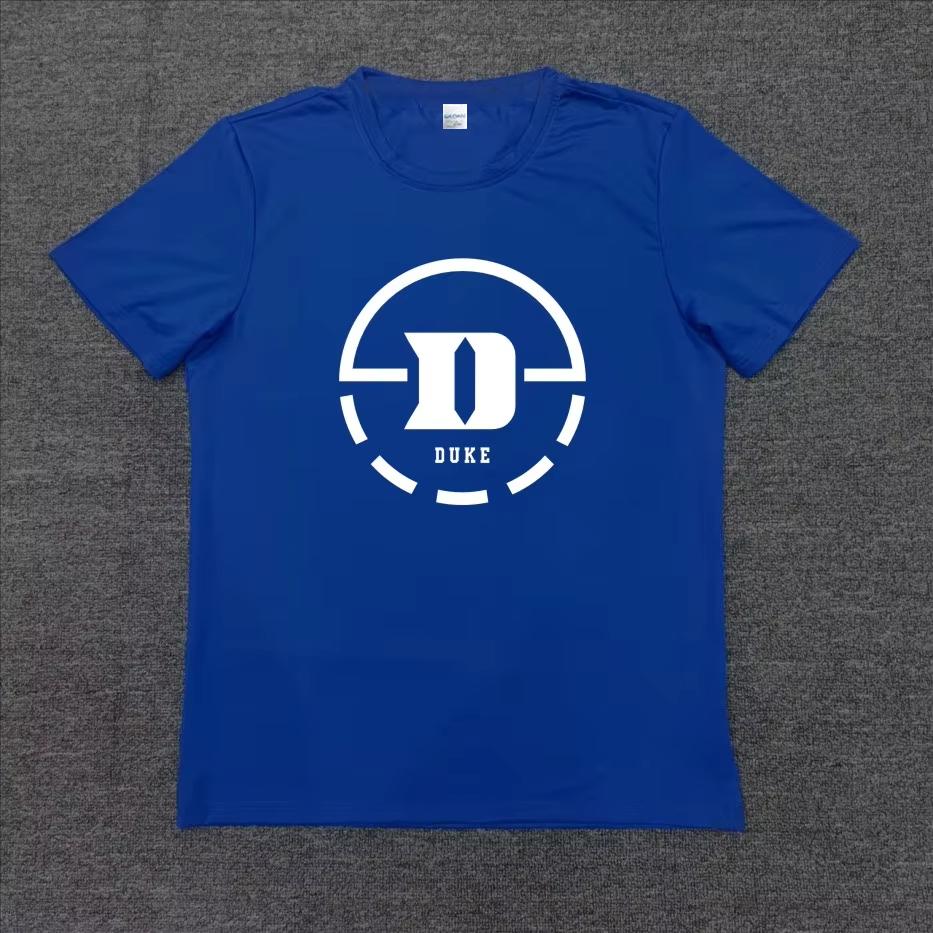 North America Limited Duke North Carolina University Men's and Women's Basketball T-shirt Sport Cotton Short Sleeve Clothing