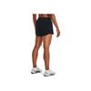 Under Armour Solid Color Elastic Fitness Shorts Women Bottoms Black 1376936-001