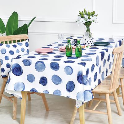 Nordic Small Fresh Wave Point Decorative Tablecloth Japanese Style Fabric Waterproof Tablecloth Coffee Table Table Cover Cloth