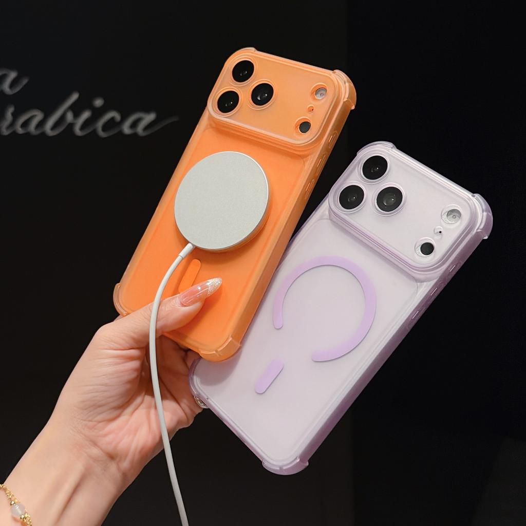 Applicable To iPhone11Pro Semi-transparent Matte Magnetic Mobile Phone Case Apple 11 Four Corners Anti-drop All-inclusive TPU Protective Case