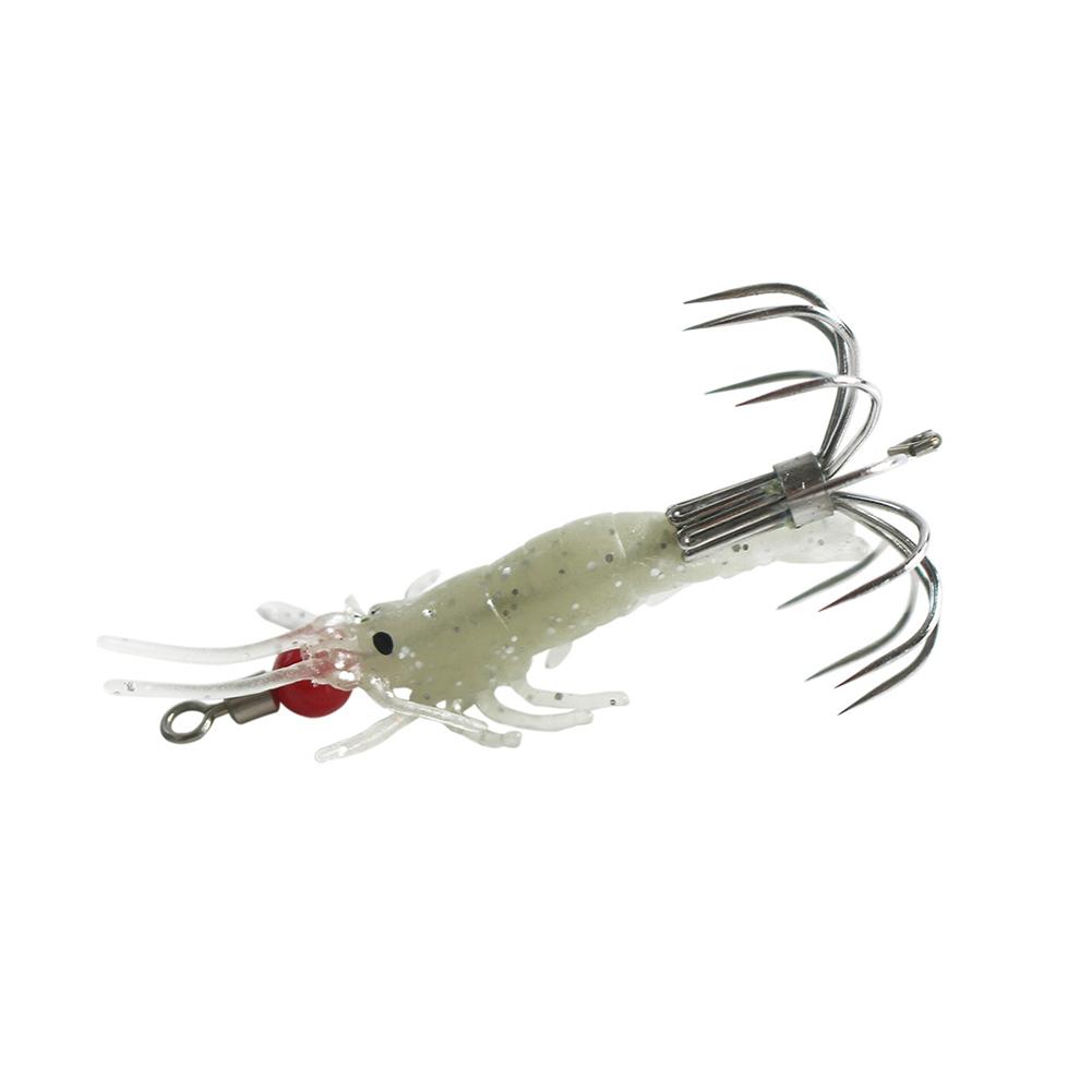 

1pc 4g Luminous Blowing Squid Fishing Lures Jig Hook Realistic Crankbait Soft Baits Sea Fishing Tackle Equipment