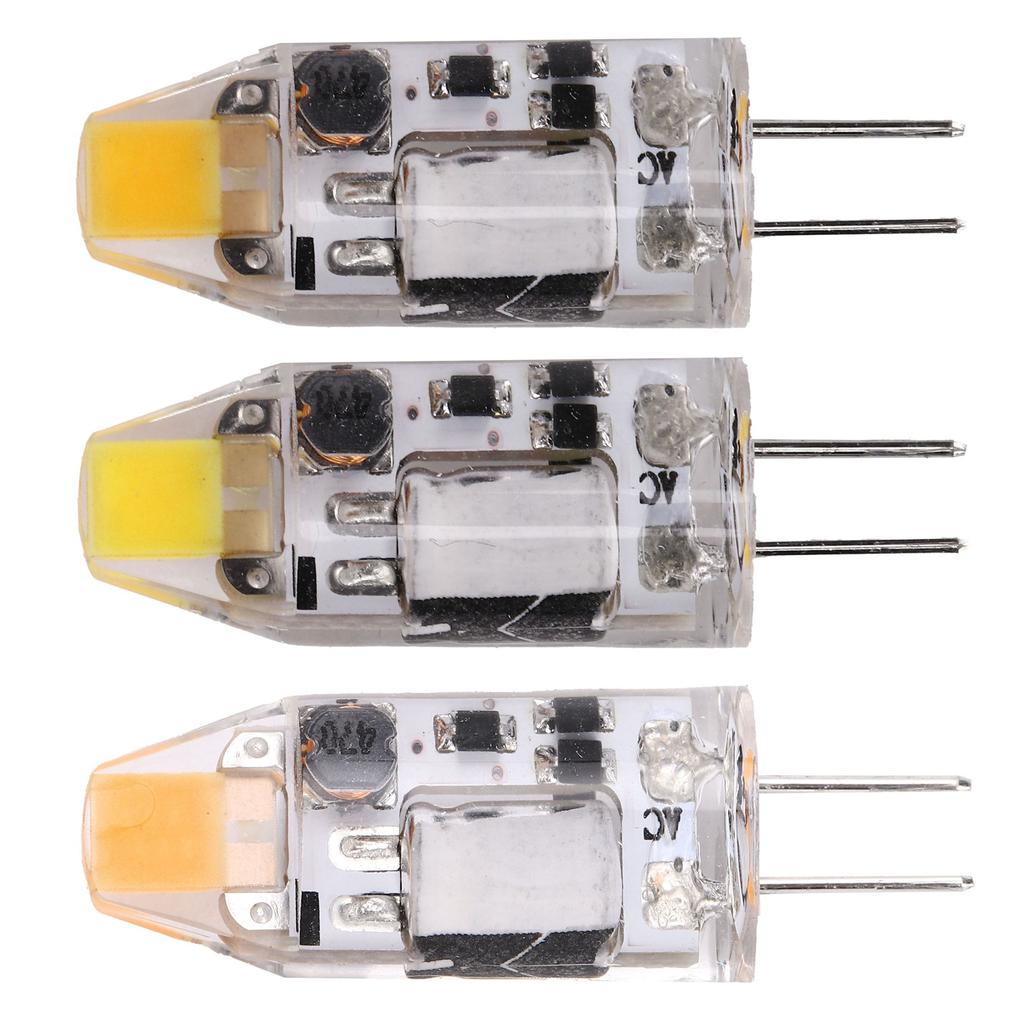 G4 Bulb 2W 300LM Energy Saving AC/ 12V Bi‑Pin Base Bulb for Chandelier for Home for Ceiling Lamp for Kitchen for Living Room