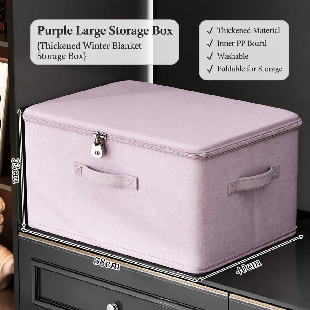Stackable Storage Container Large Capacity Storage Bag for Clothes Duvets Quilts