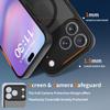 Magnetic Frosted Liquid Skin Feel Case for iPhone 16 Pro Max - Anti-Drop, Fine Hole Design