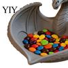 New Chinese Style Decor 3D Printed Dragon Storage Box, Modern Desk Organizer for Keys Jewelry Unique Gift Idea Candy, Flying Figurine Home Office,