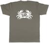 Sea Love With Flowers Crab Mens Unisex TShirt Tee