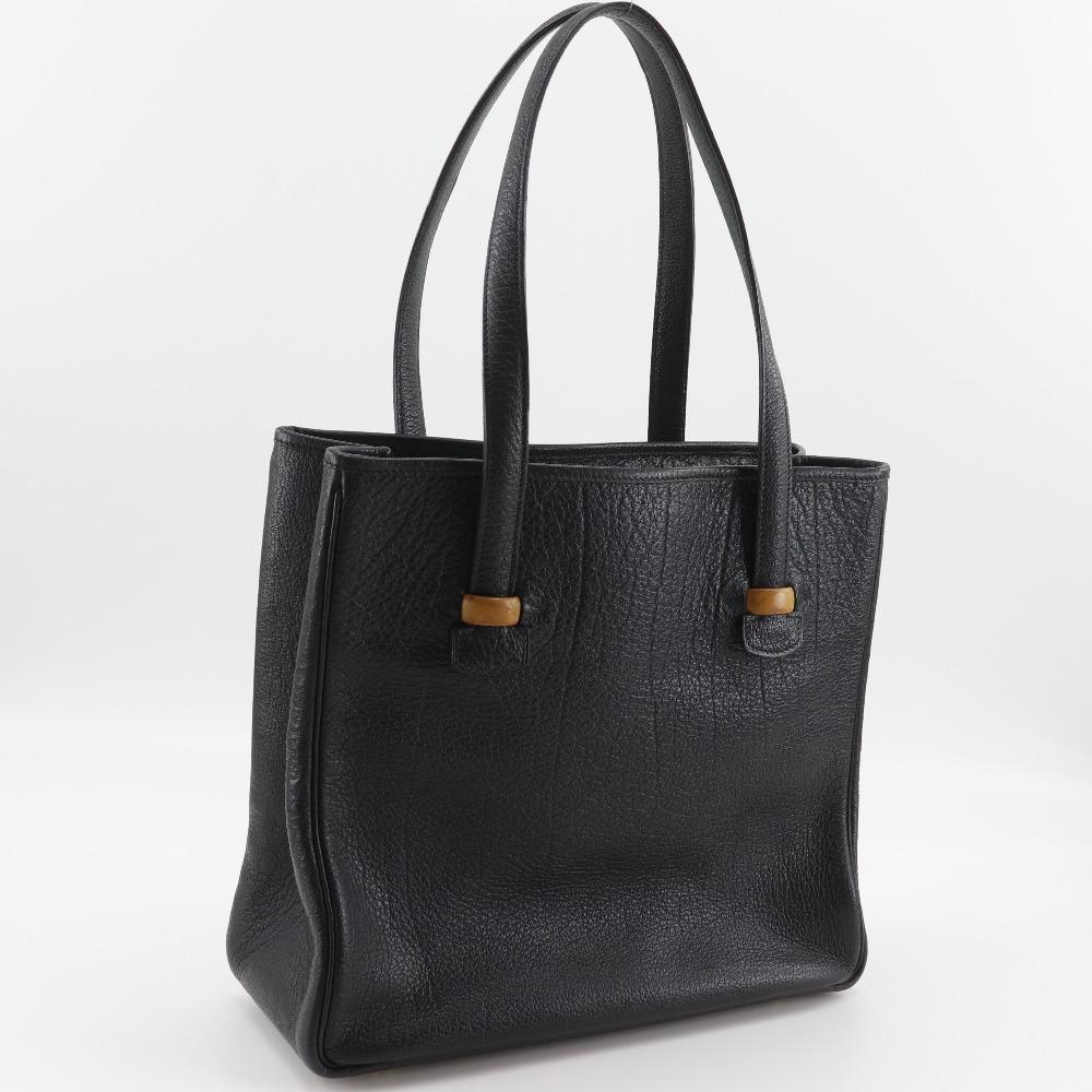 HERMES Gallop FT1 Tote Bag black Buffl Women Used