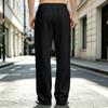 Pantaloni da Jogging Larghi da Uomo a Vita Alta, Vestibilità Larga, Casual, Colorati, per l'Autunno