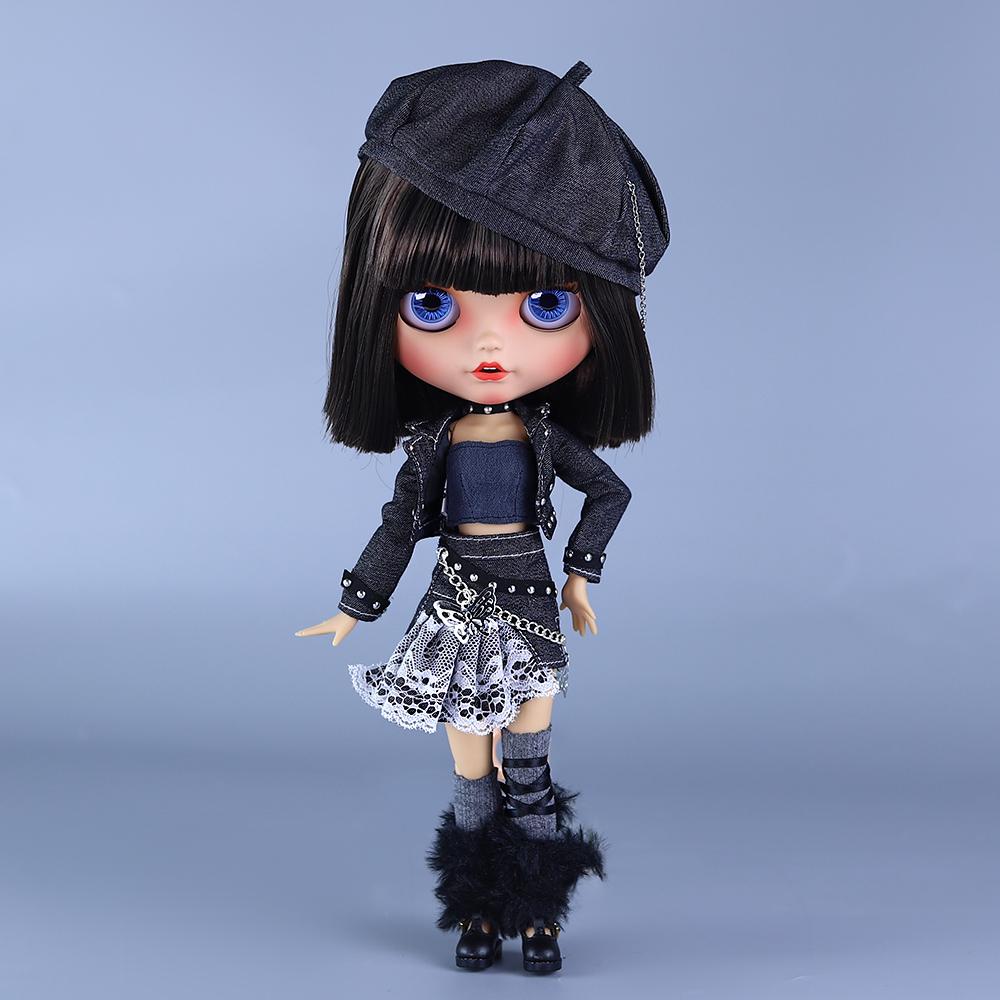 ICY Blyth Puppe 1/6 Puppe BJD Gelenkkörper Tan Haut Mattes Gesicht 30cm Spielzeug Geschenk Anime Girl SD