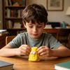 Cartoon Stone Statue Stress Relief Toy 3D Printed Eye Popping Stone Figure Fidget Toy Home Office Worker Relaxation Desk Toy