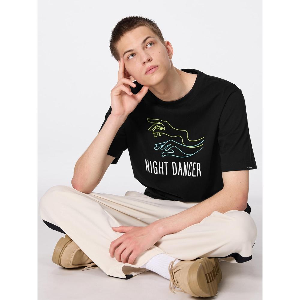 

GU by Uniqlo Графический T Imase 1 09 BLACK/XS