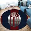 Bologna FC 1909 Round Area Rug,Carpet Rug for Living Room Bedroom Sofa Playroom Decor,Non-slip Floor Mat