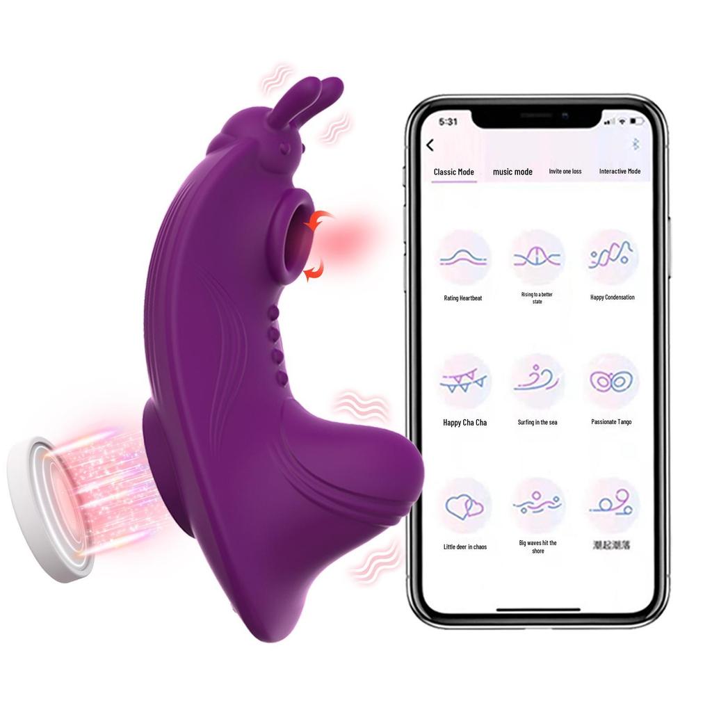 Kompakter Tragbarer Magnetischer Vibrator - Diskrete Fernbedienung für Frauen