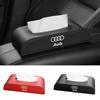 New 1pcs Leather Supplies Seat-type Center Console Car Tissue Box For A1 A2 A3 A4 A5 A6 A7 A8 Q1 Q2 Q3 Q4 Q5 Q6 Q7 Q8 B5 B6 B7 B8 C5 C6 C7 C8 S4
