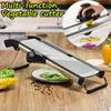 Trancheuse multifonction réglable, hachoir à légumes, râpe, broyeur de pommes de terre, coupeur professionnel, tomate, oignon, carotte, gadget de cuisine