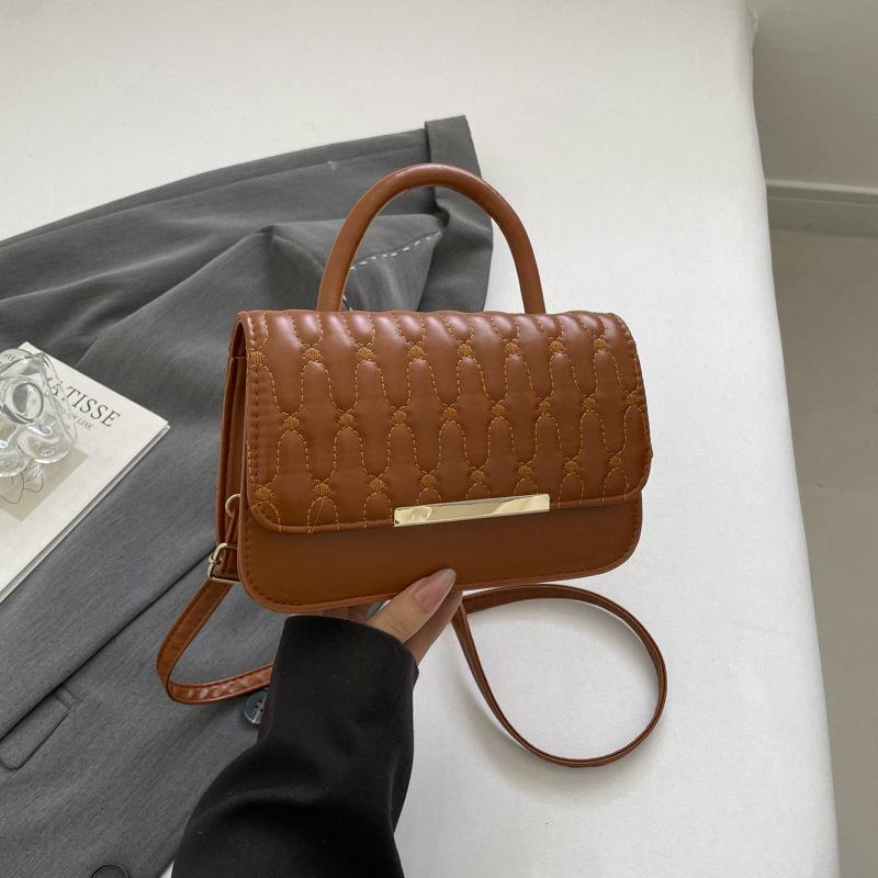 Fashion charm pu versatile bag women's new rhombus plaid handbag dinner party arm shoulder messenger bag