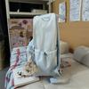 Letter Embroidery Minimalist Backpack for Women – Perfect for School, Work & Daily Use