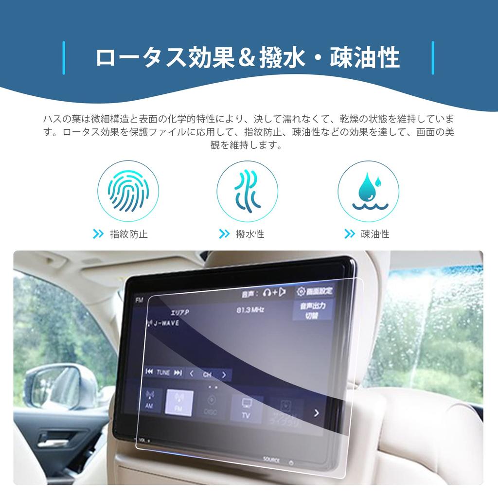 Toyota Land Cruiser 300 Series inch 2021 model to current Land Cruiser 300 rear monitor protective film for rear seat monitor Land Cruiser 300 rear
