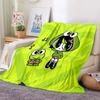3D Printed Big -eyed Frog Card Kero Kero Keroppi Blanket Living Room Bedroom Sofa Cover Blanket Children's Nap Sleeping Blanket